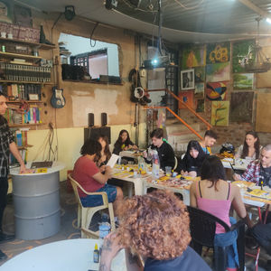 Workshop de caneta pena e tinta nanquim. 