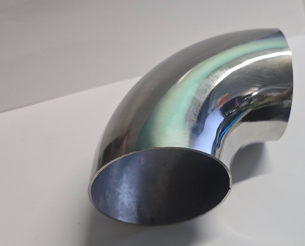 Thumbnail: 3" Inch Exhaust Bend  Short 90 Degrees Stainless 304 Grade