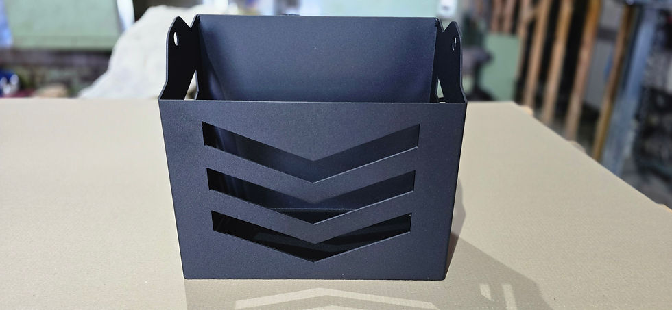 Thumbnail: Jerry Can Holder Black powder coated Brisbane (Australian Made)