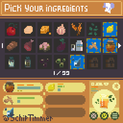 Cooking menu