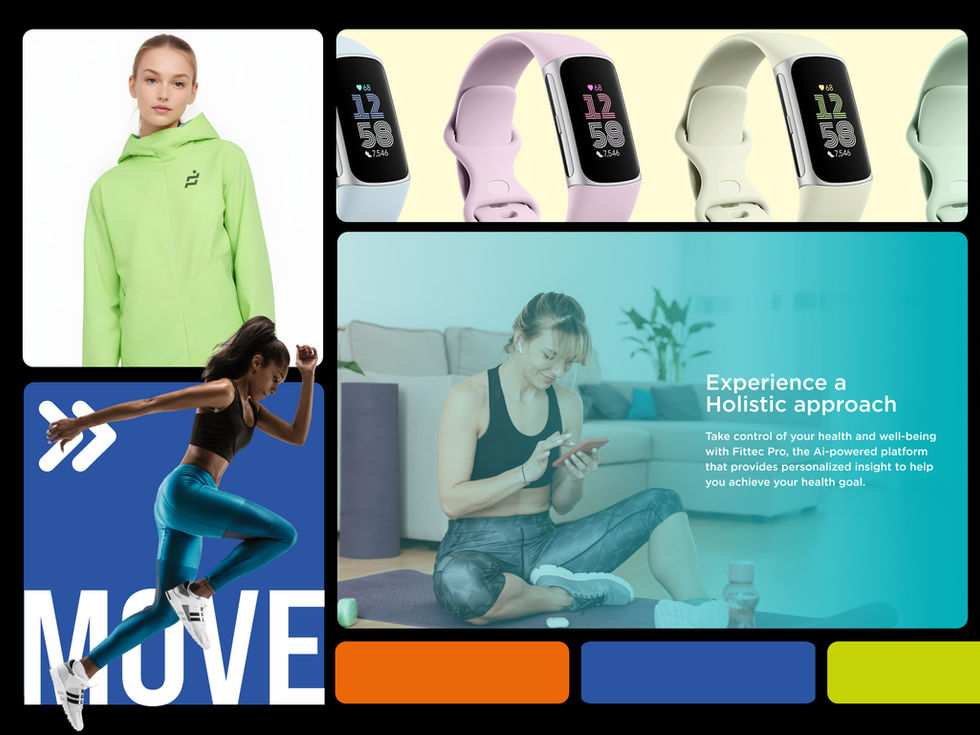 Fittec: AI Wellness Platform Branding & UI Design