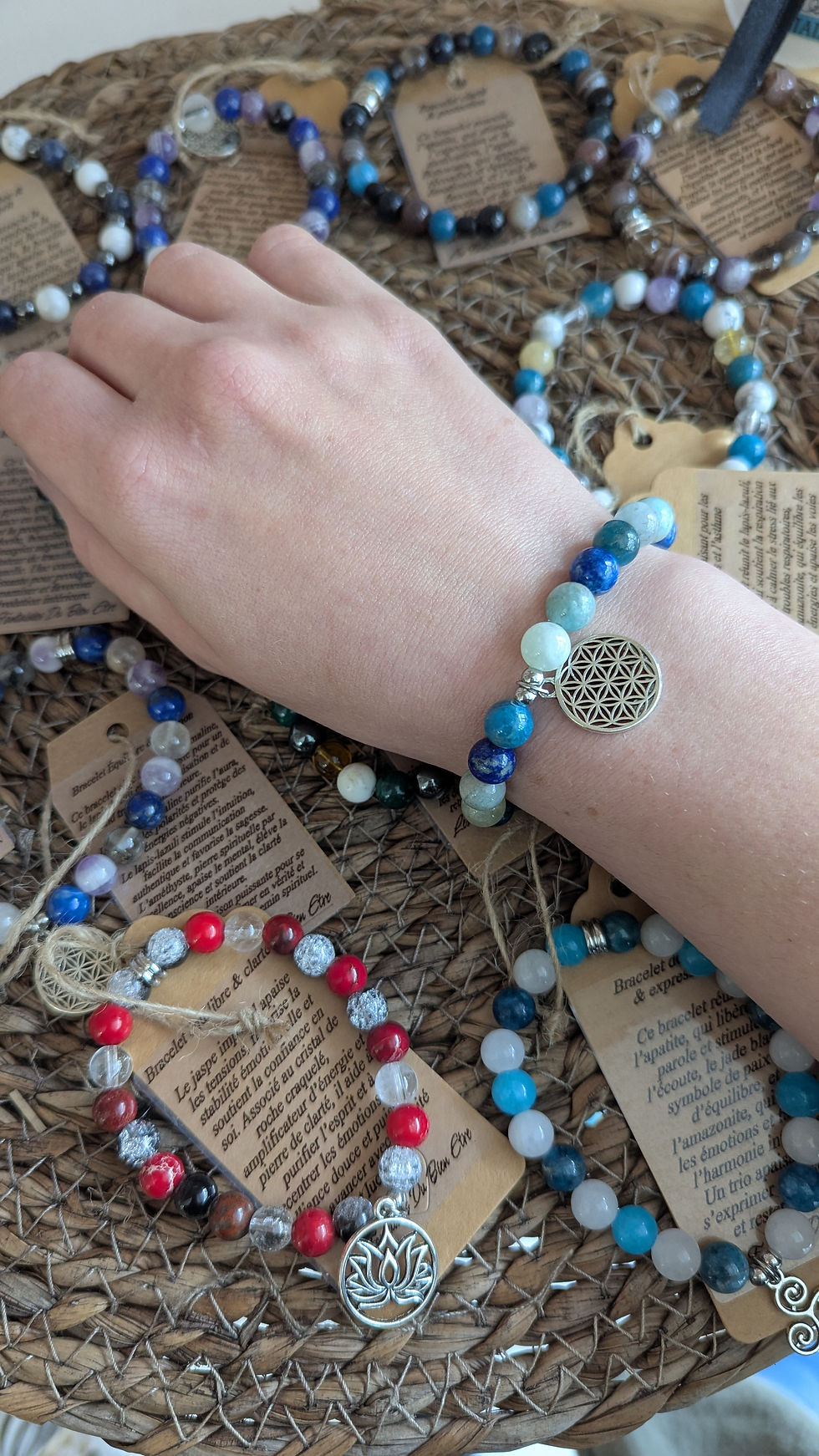 Atelier bracelet en pierres naturelles