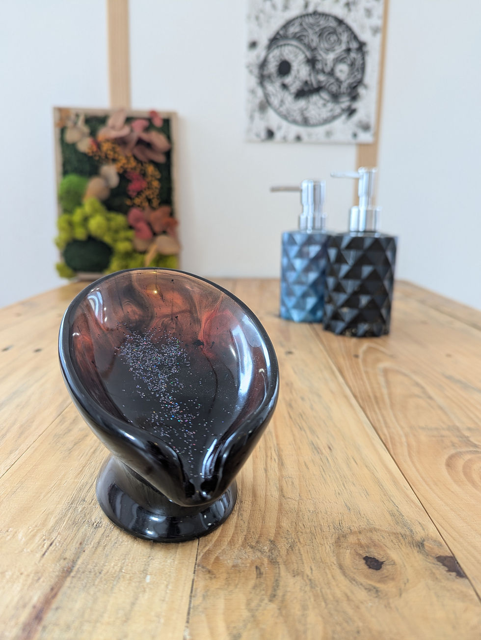 🖤 Porte-savon en résine