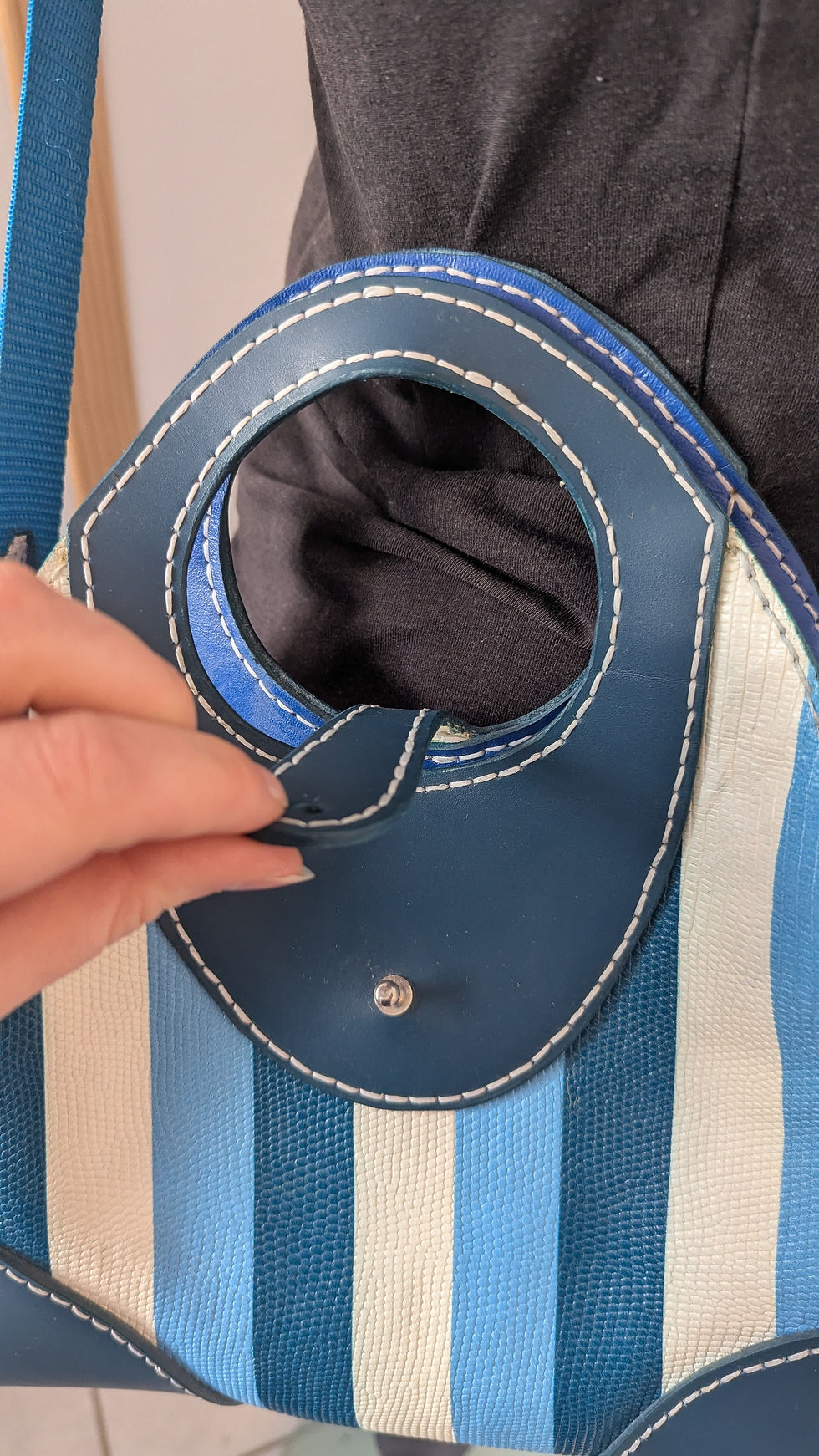 Miniature : Sac été bleu rayé 