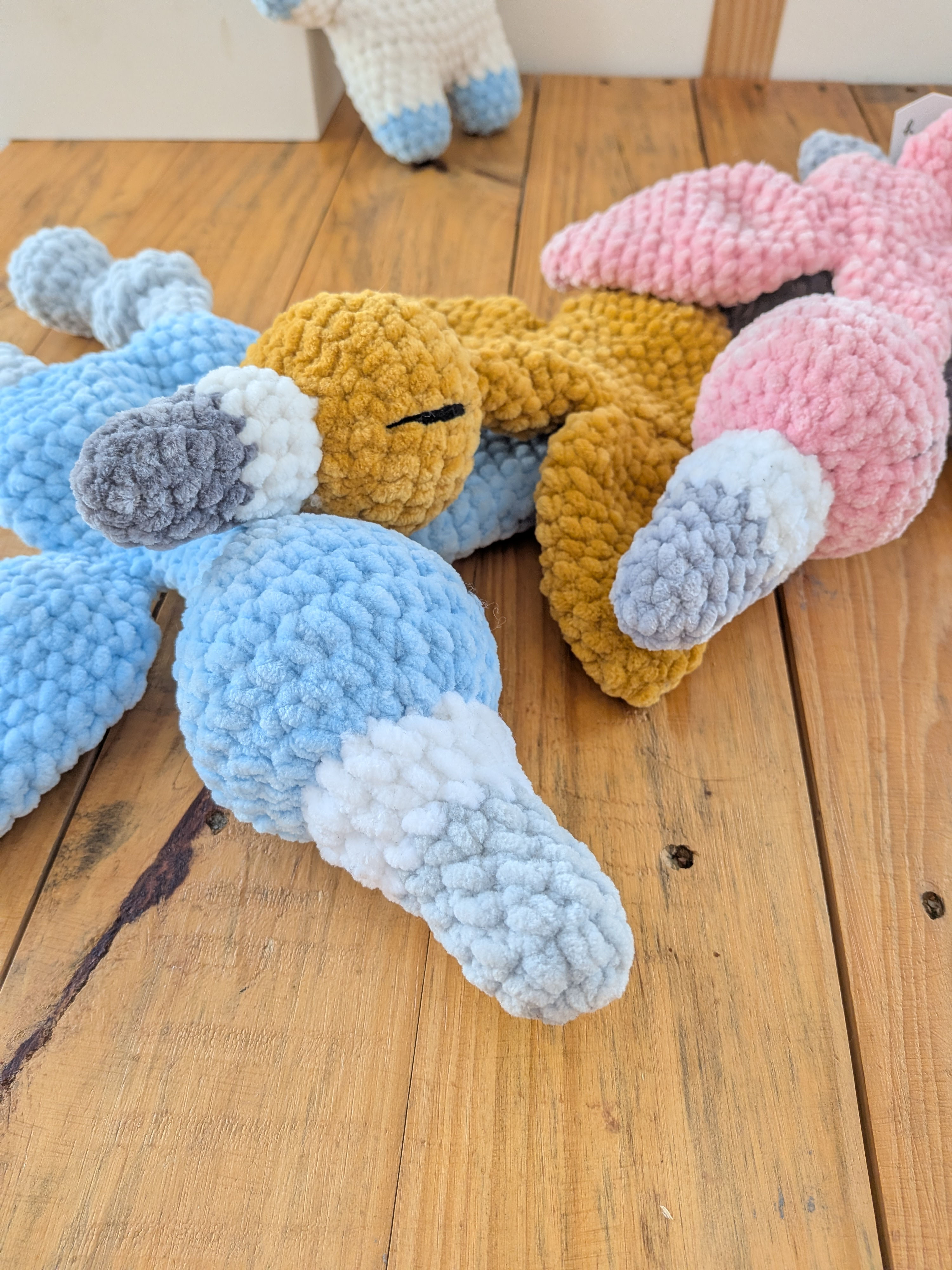 Flamant Rose en Crochet – Fil Chenille Tout Doux