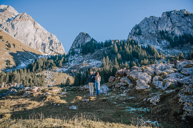 Photographe mariage en montagne