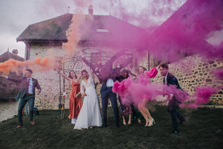 Mariage coloré en Haute-Savoie