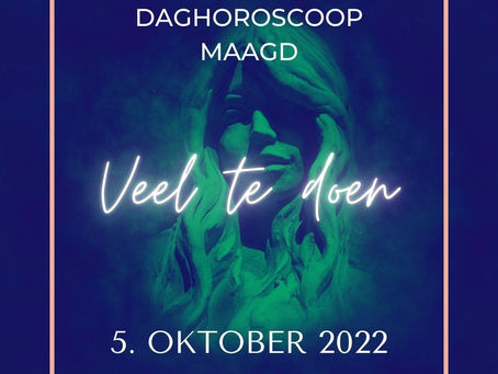 Daaghoroscoop Maagd voor 5. october 2022