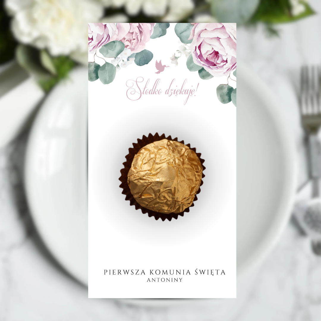 Karteczka do czekoladki Ferrero K125