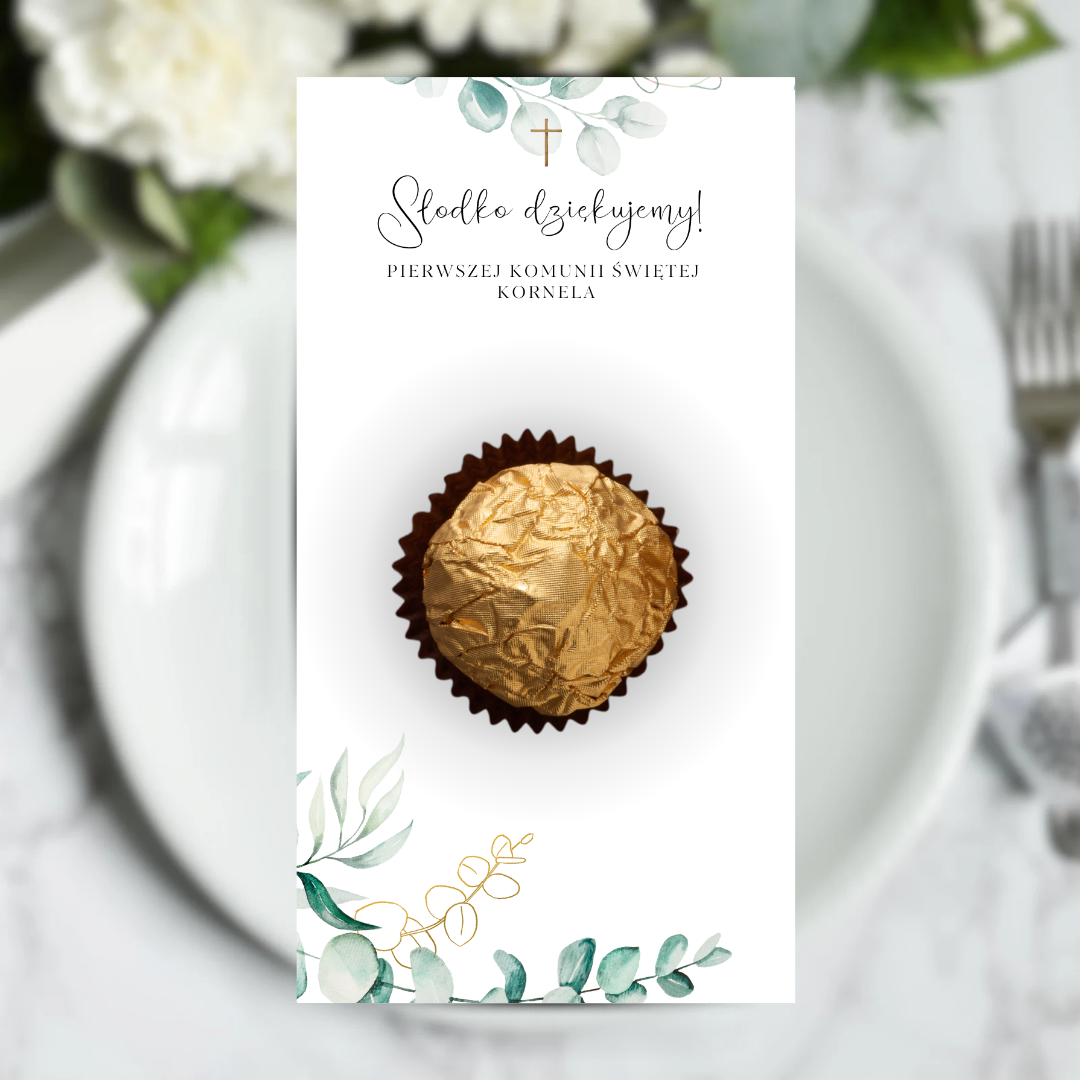Karteczka do czekoladki Ferrero K122