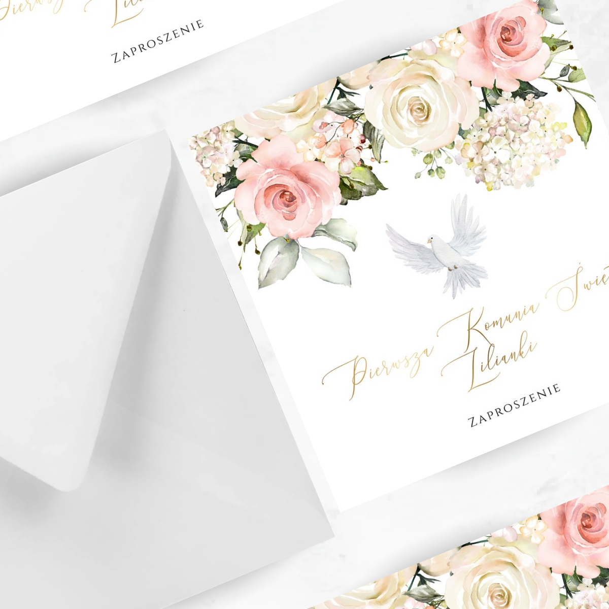 Zaproszenie komunijne K164