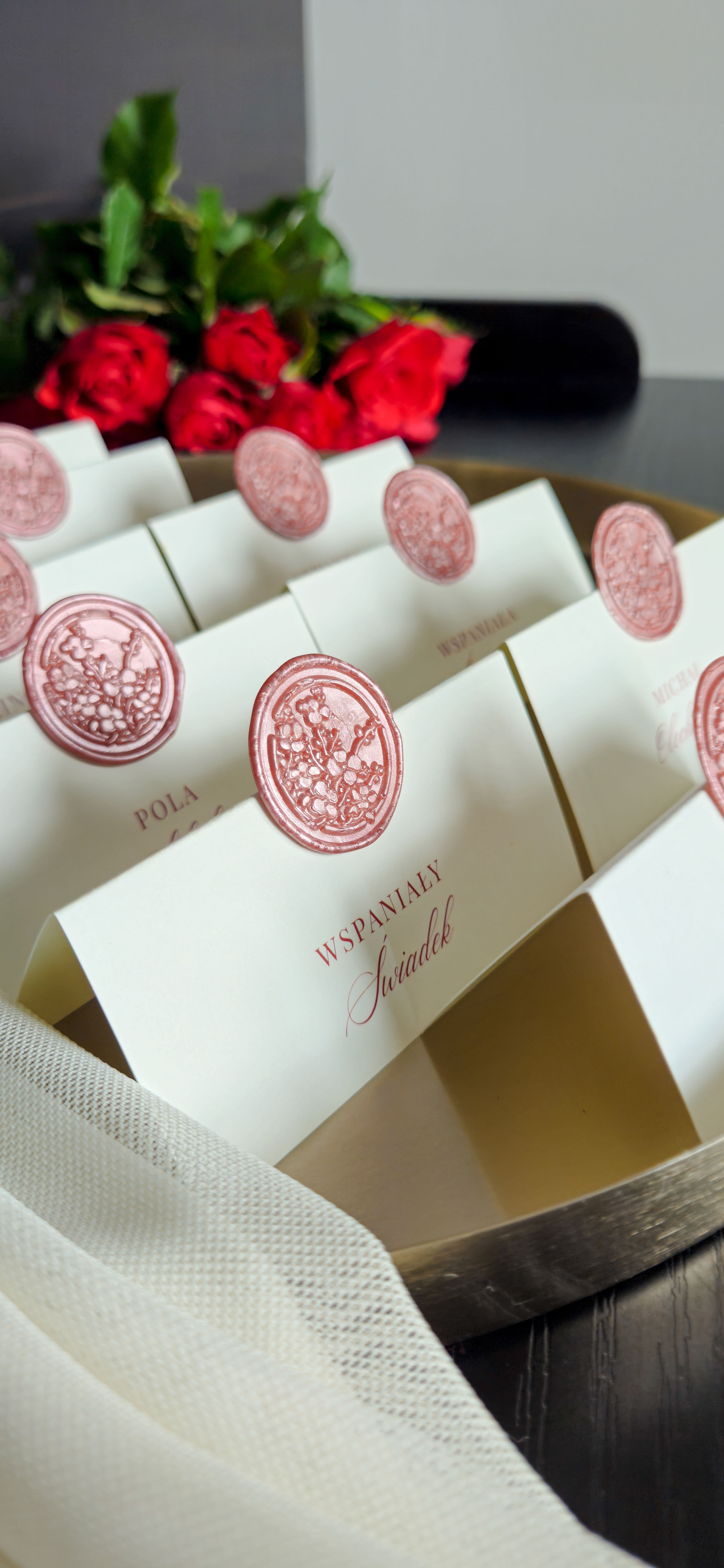 Winietki premium z lakiem Claresa