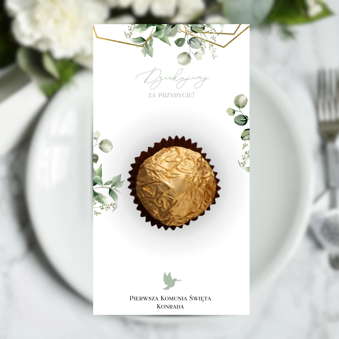 Karteczka do czekoladki Ferrero K142