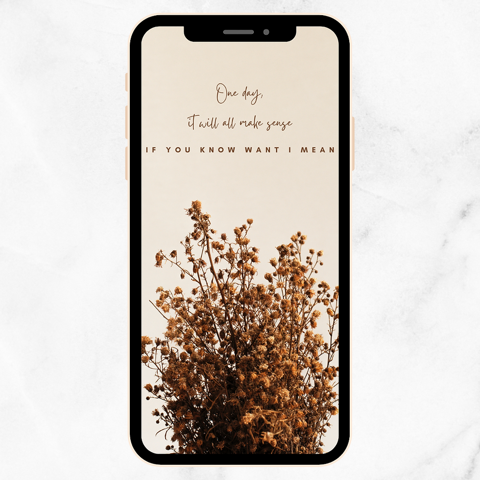 Tapeta na telefon One day