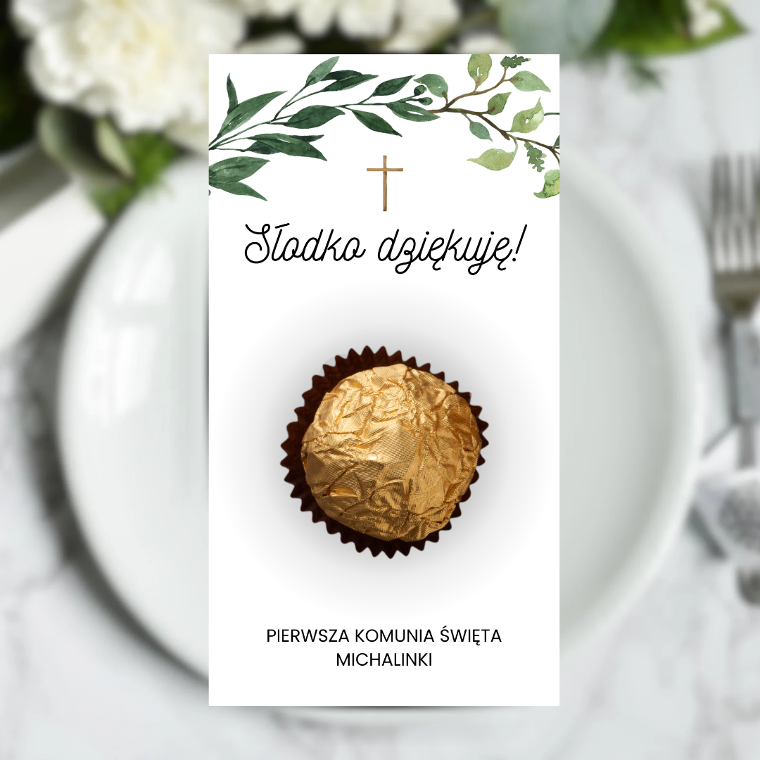 Karteczka do czekoladki Ferrero K120