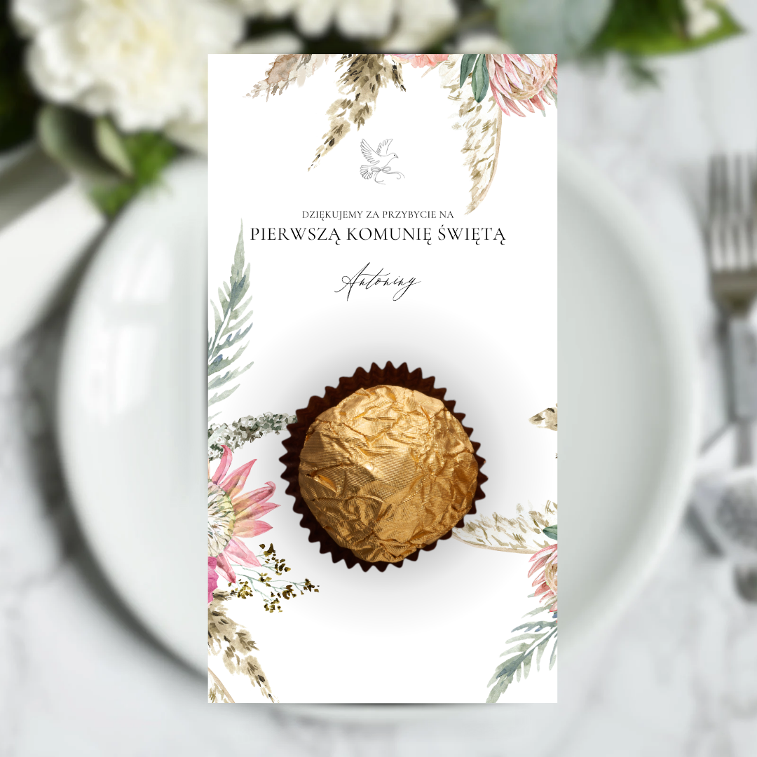 Karteczka do czekoladki Ferrero K147