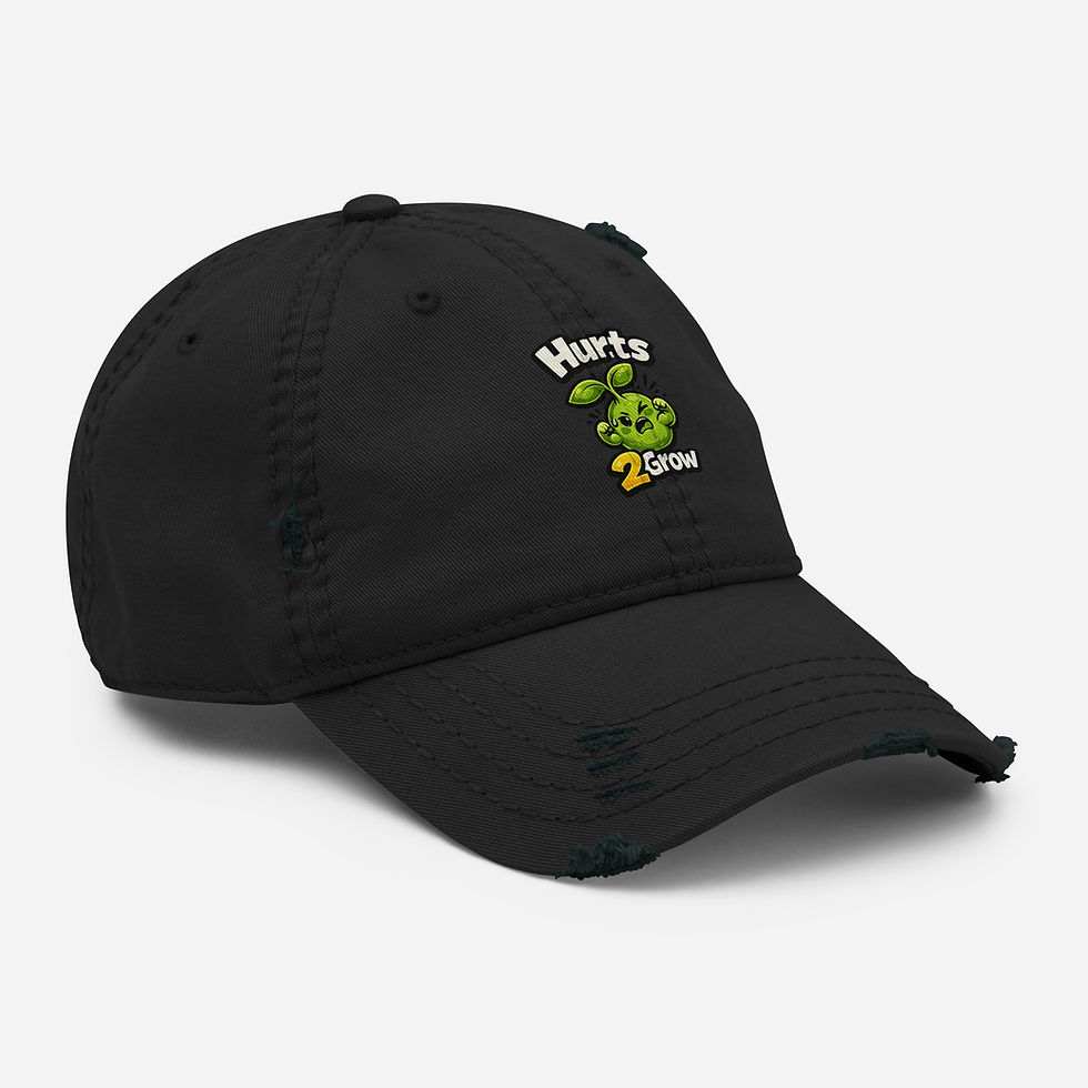 Thumbnail: Pain Builds Character Distressed Hat
