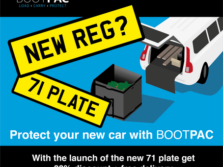20% Off BOOTPAC for the arrival of the new 71 Plate registration