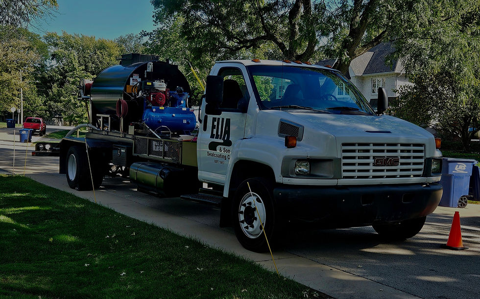 Image of the sealer truck