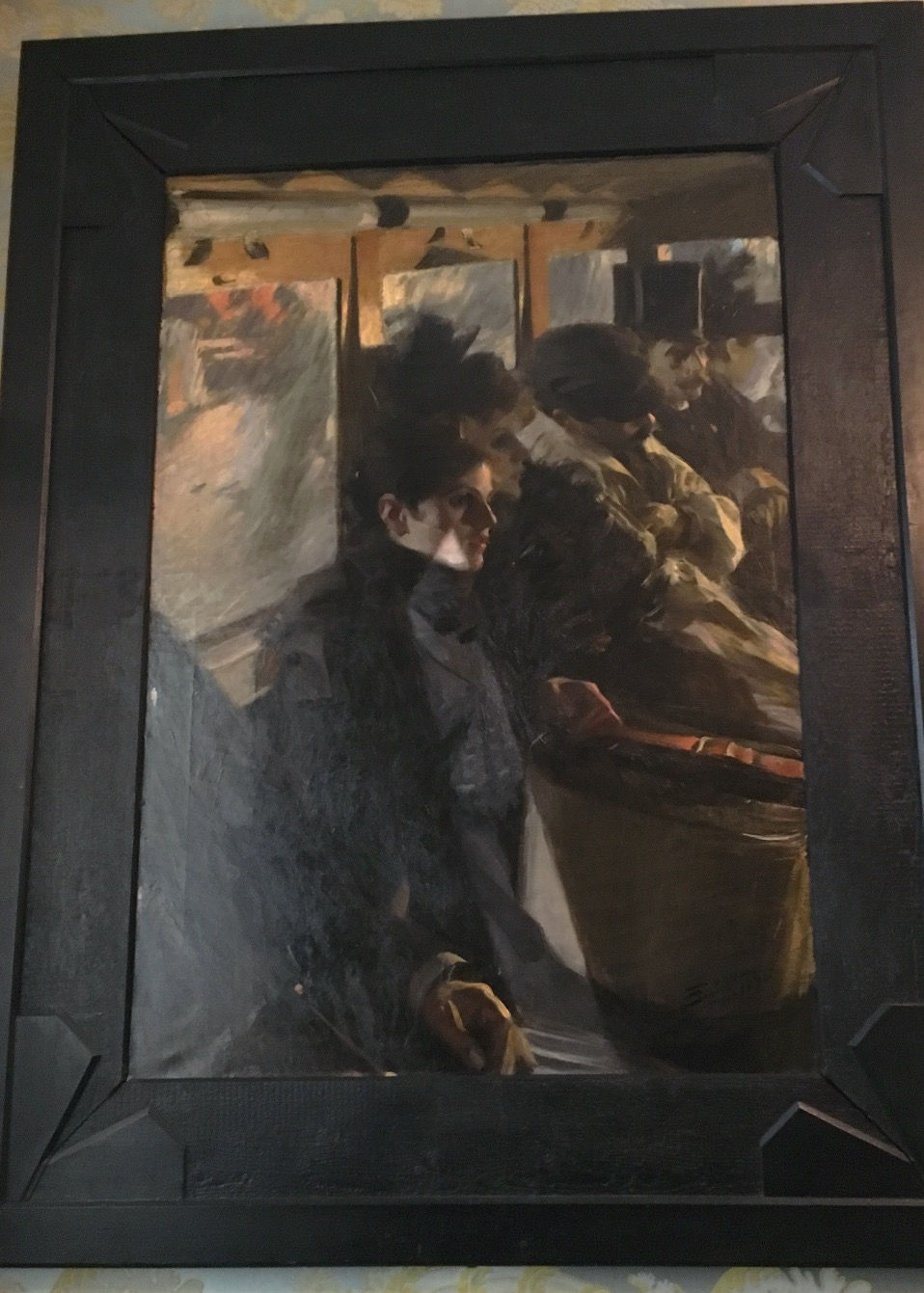 The Omnibus by Anders Zorn (1860 - 1920). Photo by Diana Dinverno.