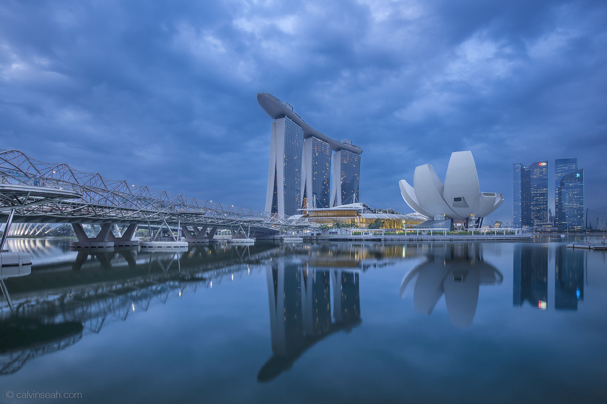 Daybreak with cloudy sky