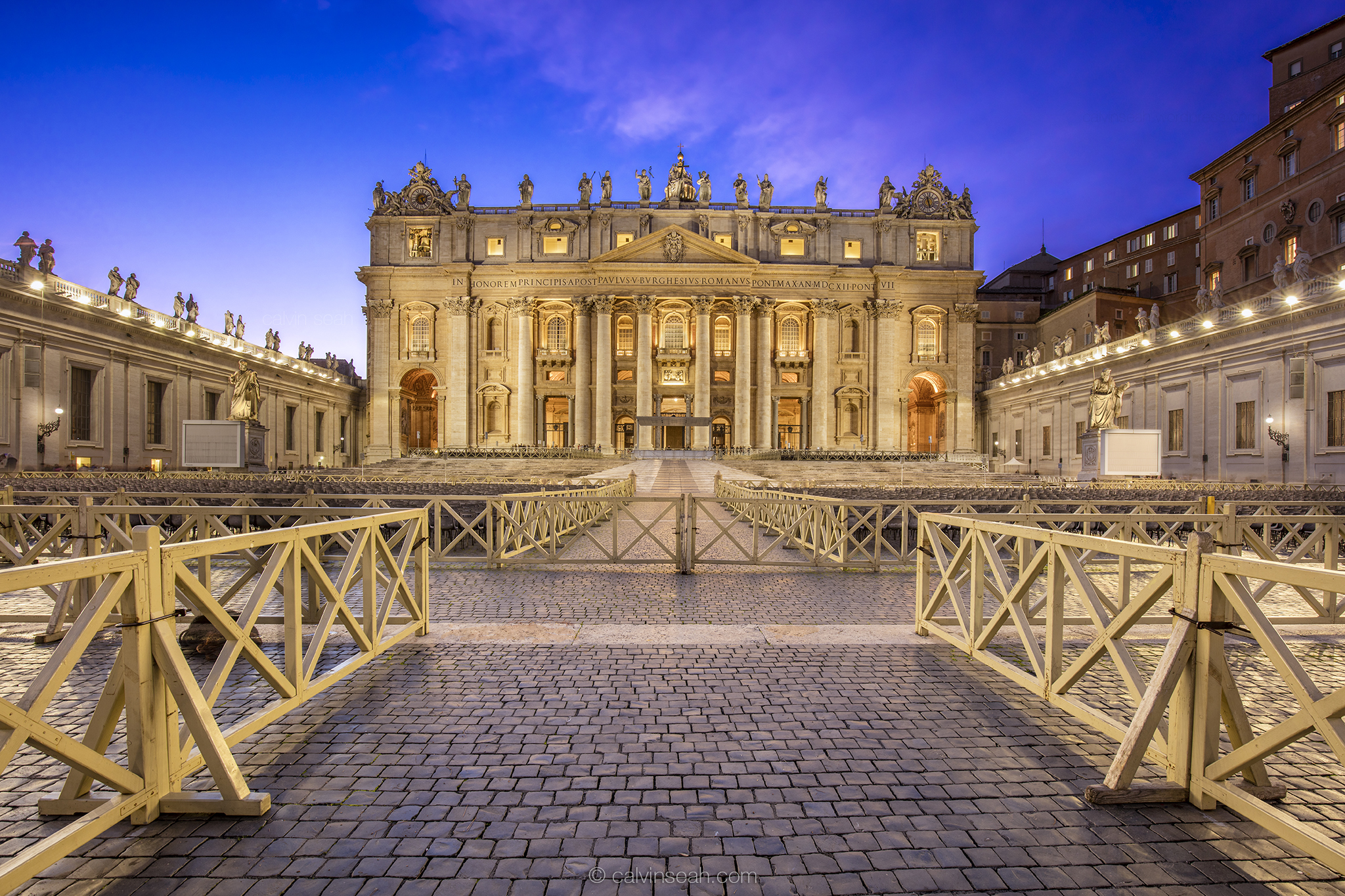 The grand facade