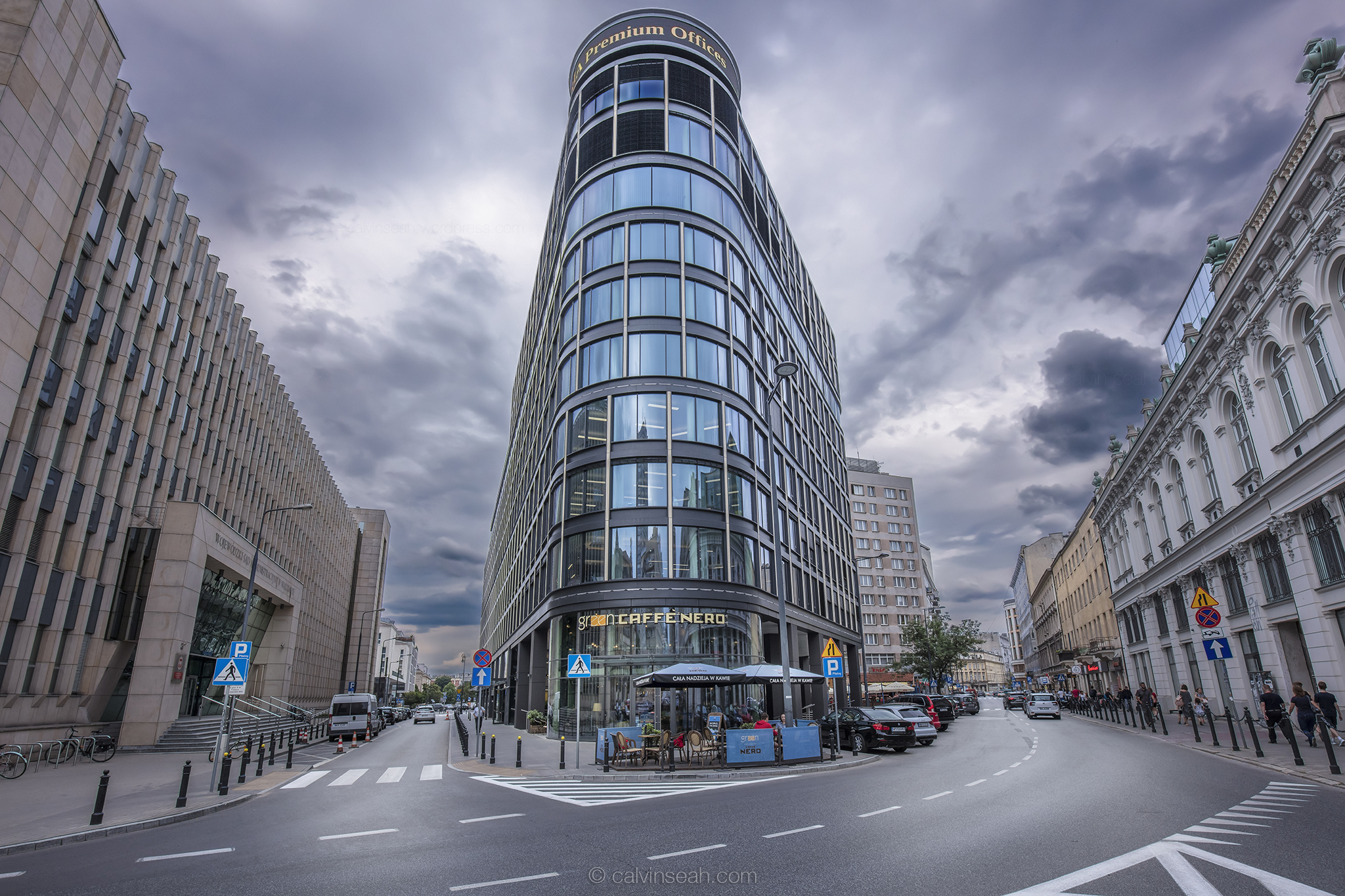Glass tower
