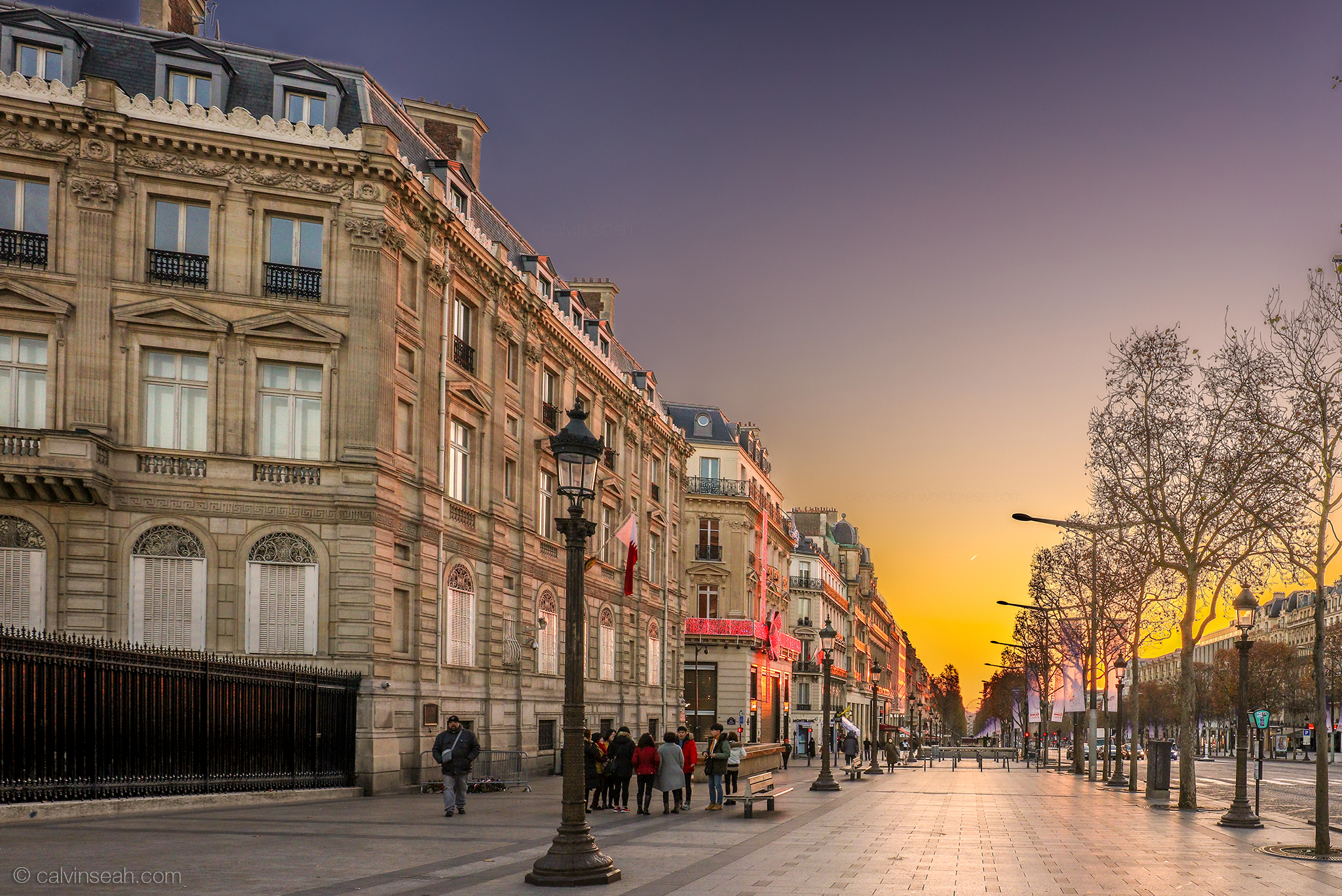 Dawn on Paris