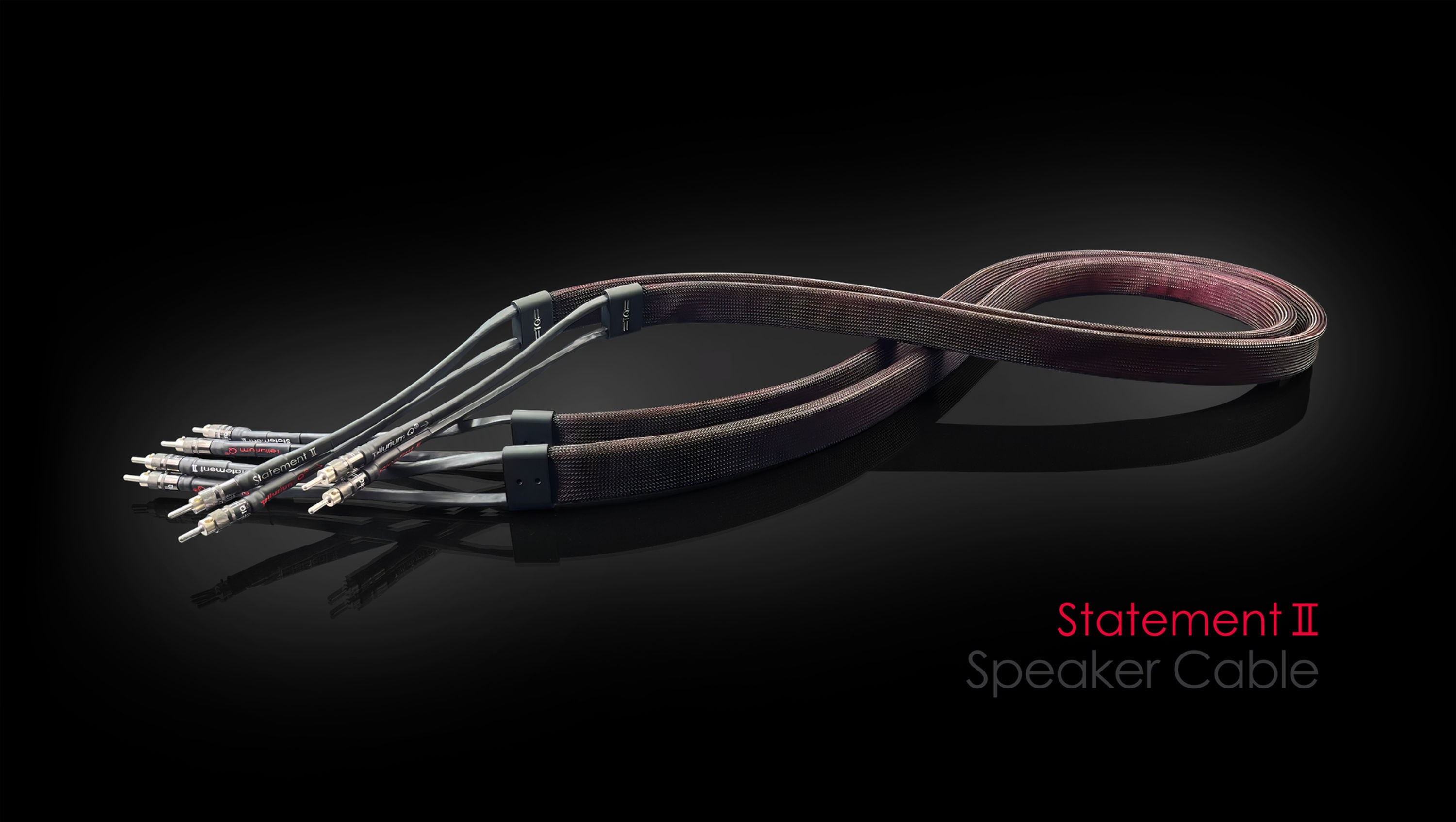 Tellurium Q Statement II speaker cable 2×2.5m banana