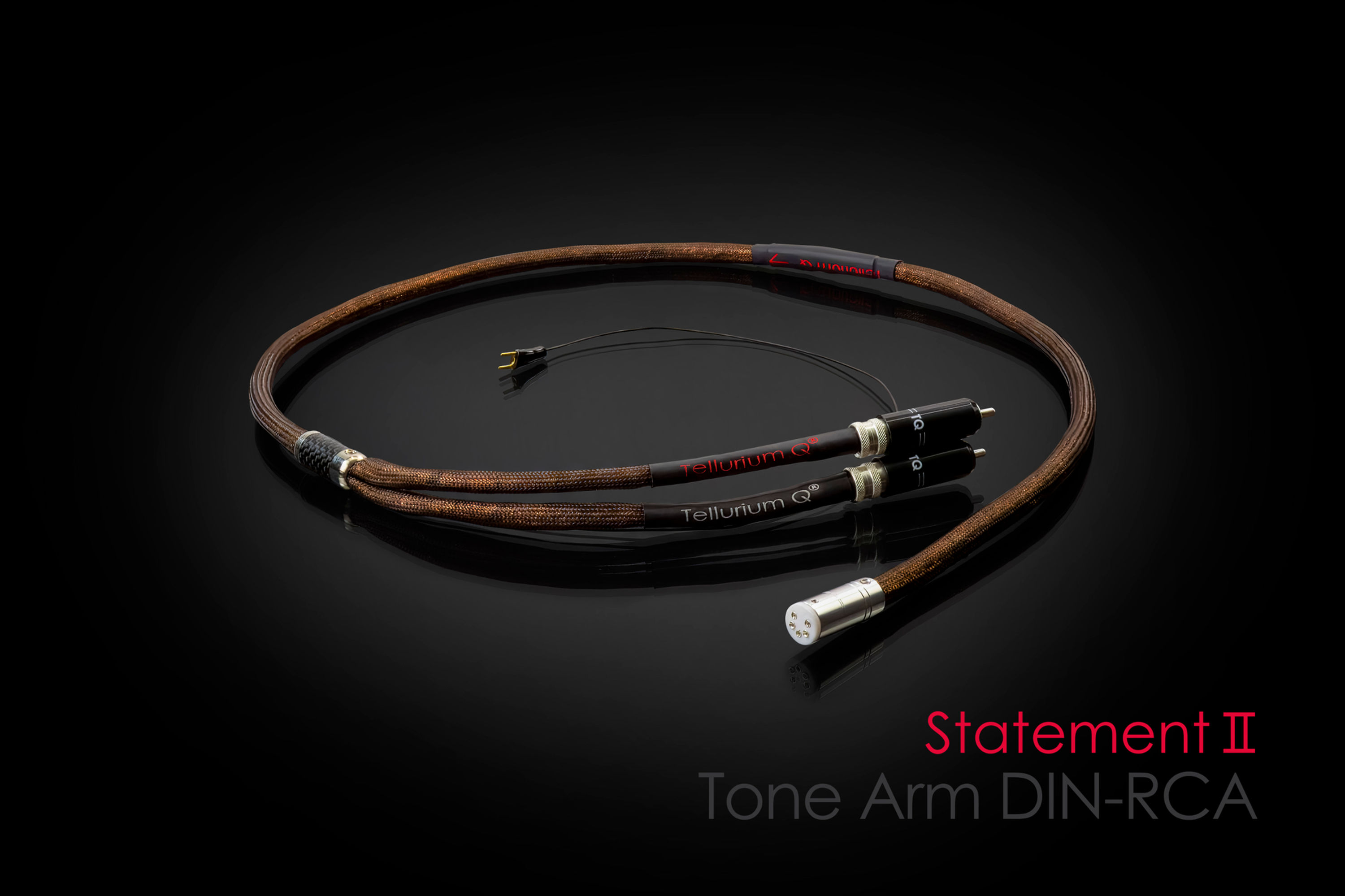 Tellurium Q Statement Phono II – DIN to RCA 1m pair