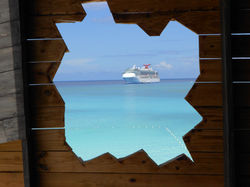 View of Carnival Cruise Ship