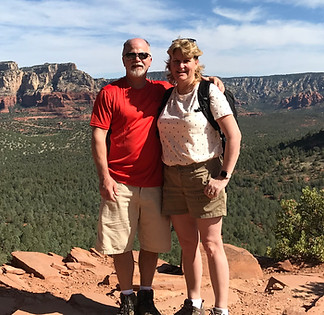 Jeanne and Jim Kurasz in Arizona