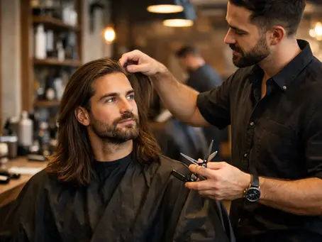 How to Find the Right Barber for Long Hair Men