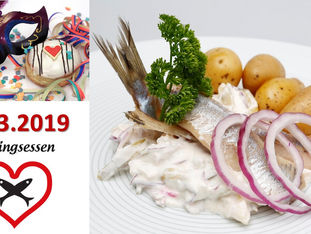 Traditionelles Heringsessen