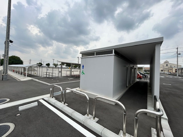 きれいなトイレも完備