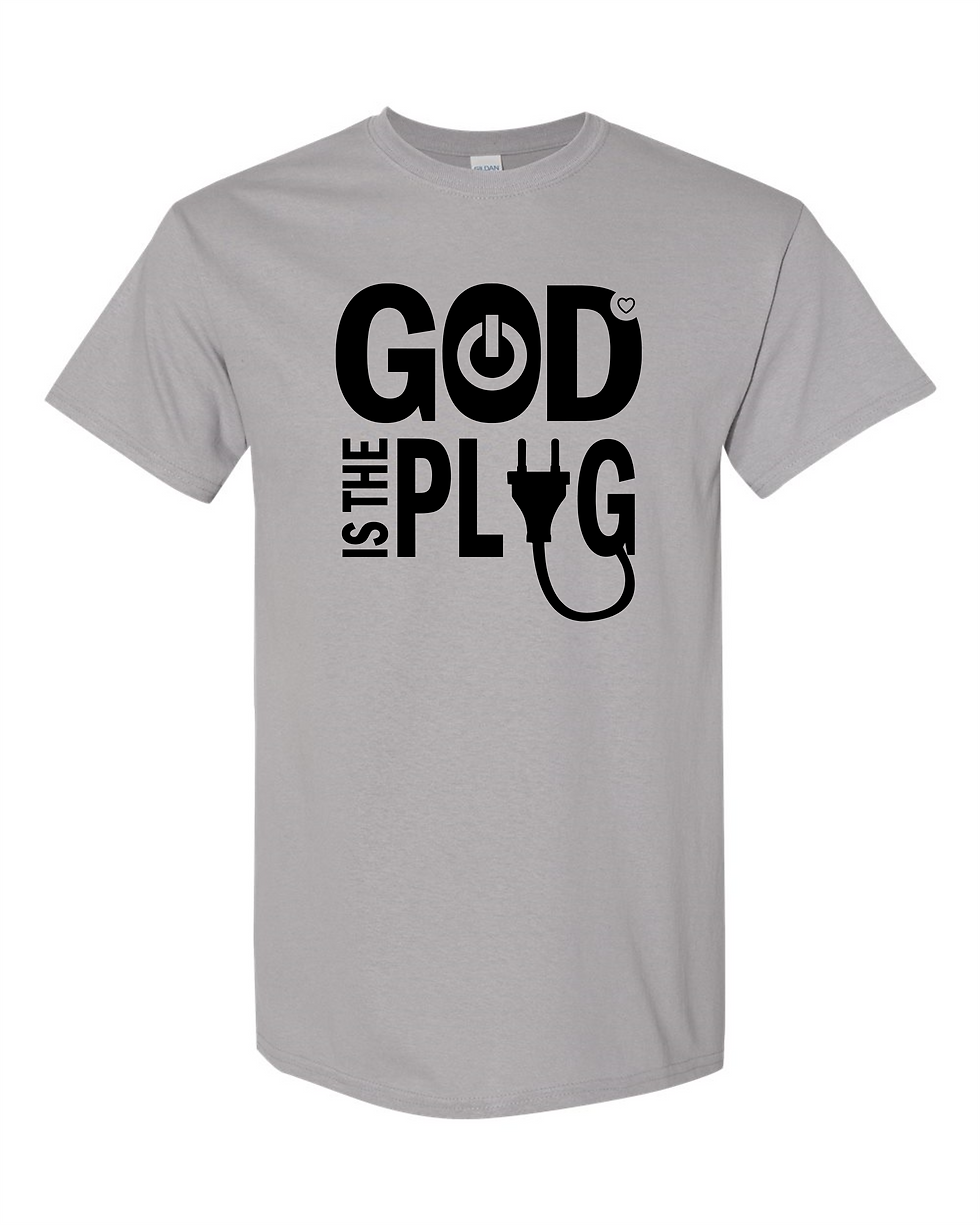 Thumbnail: God Is The Plug Short-Sleeve Unisex T-Shirt