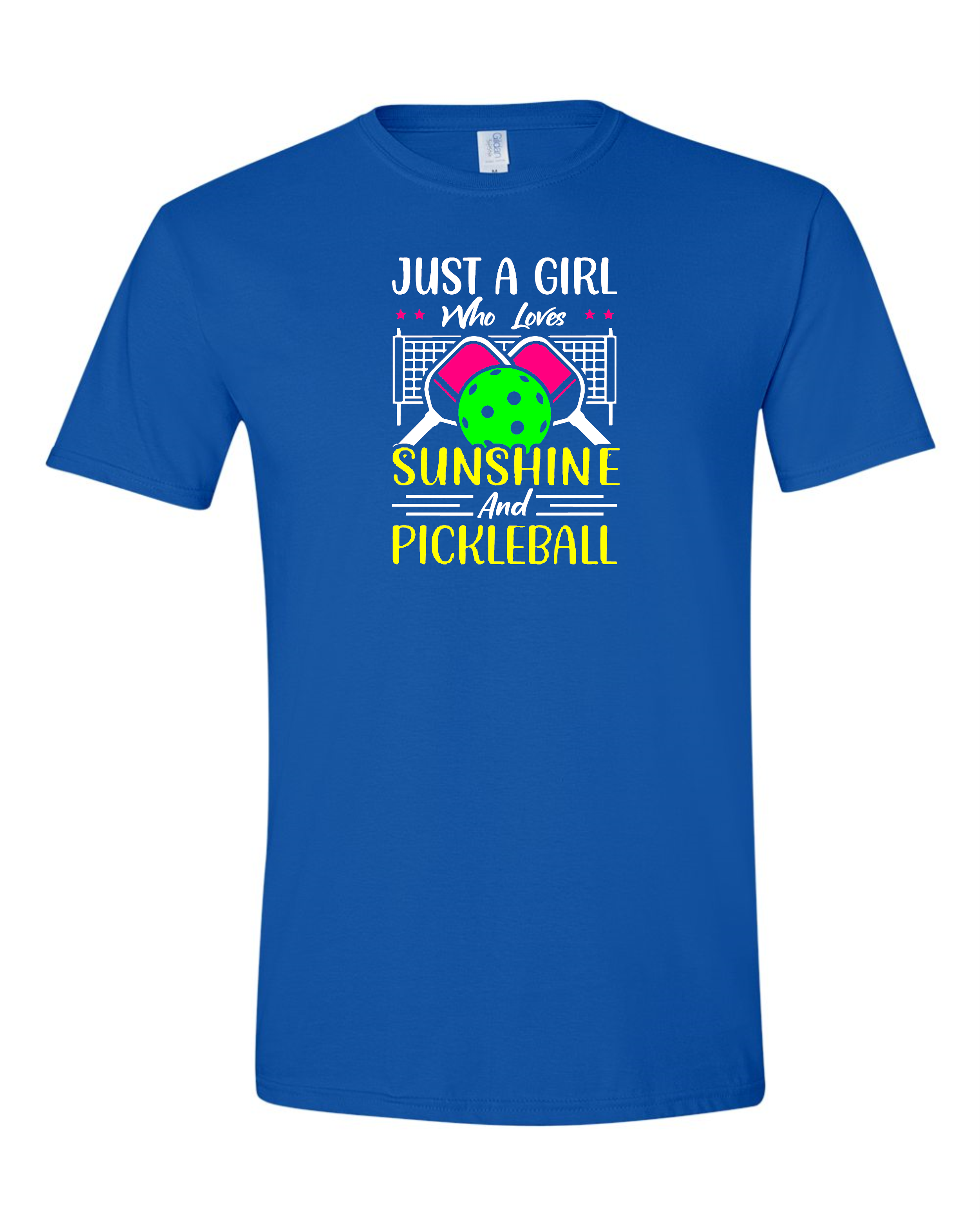 Just A Girl Who Loves Pickleball Short Sleeve Unisex T-Shirt