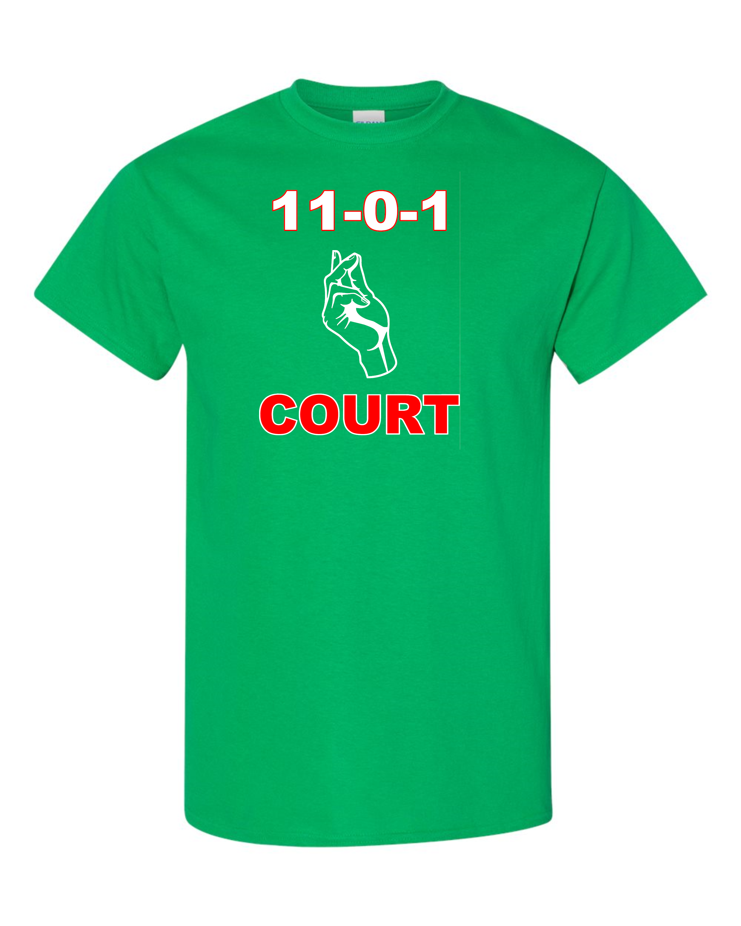 11-0-1 Court/ Short Sleeve Unisex T-Shirt