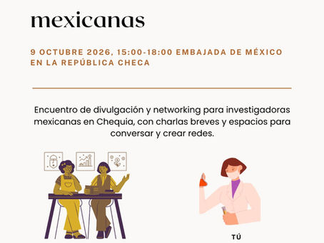 ¿Cuántas científicas mexicanas estamos investigando hoy en la República Checa?