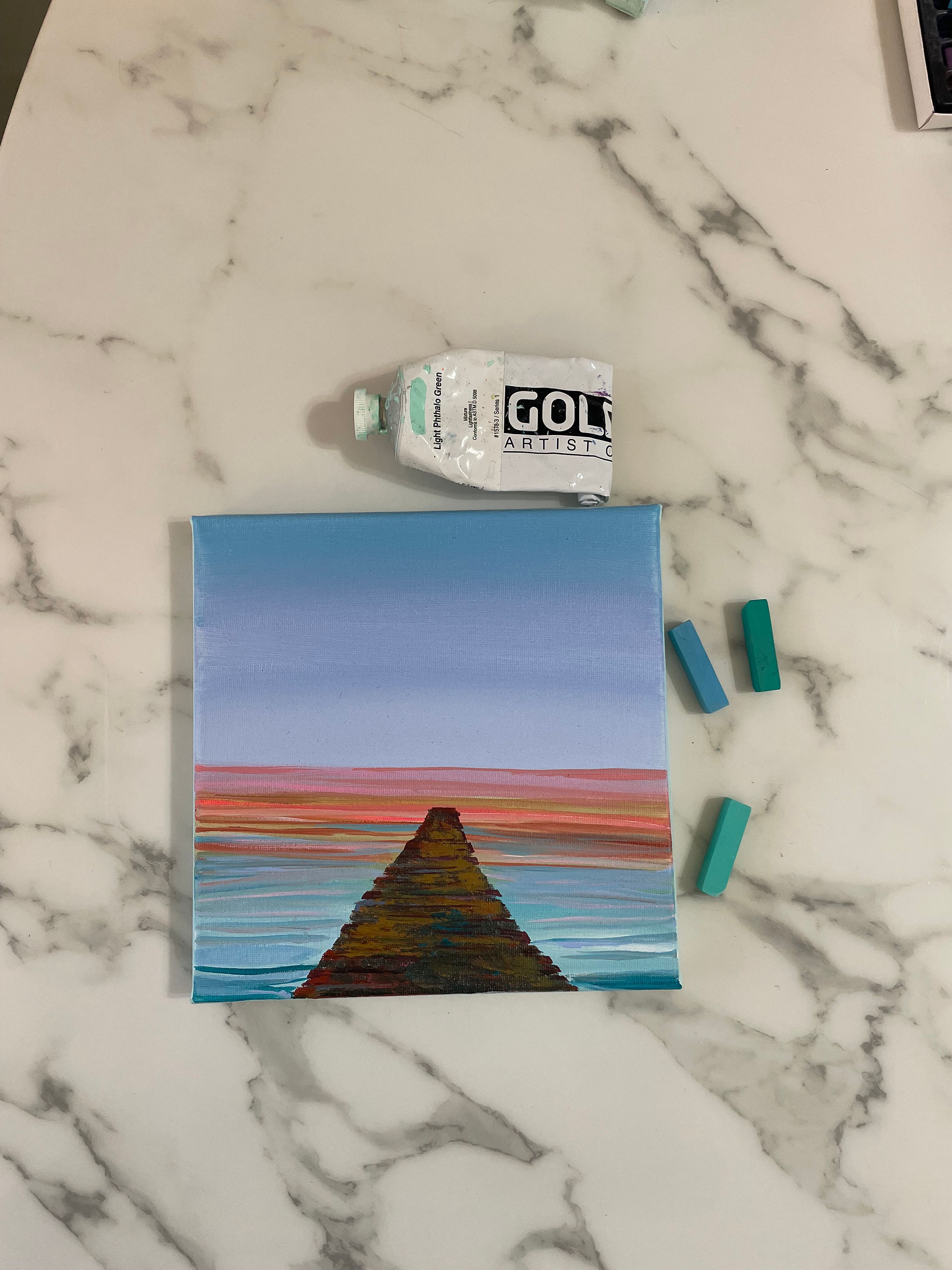 The Point, 6"x6", $101