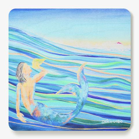 Mystic Magic Wooden Coaster