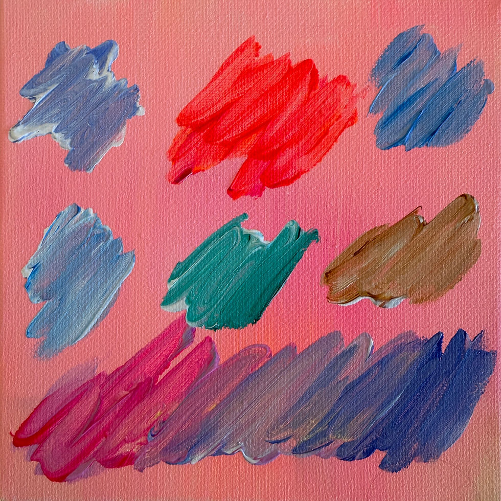 Ripple 025 original acrylic painting on canvas by Drica Lobo from the Ripple collection