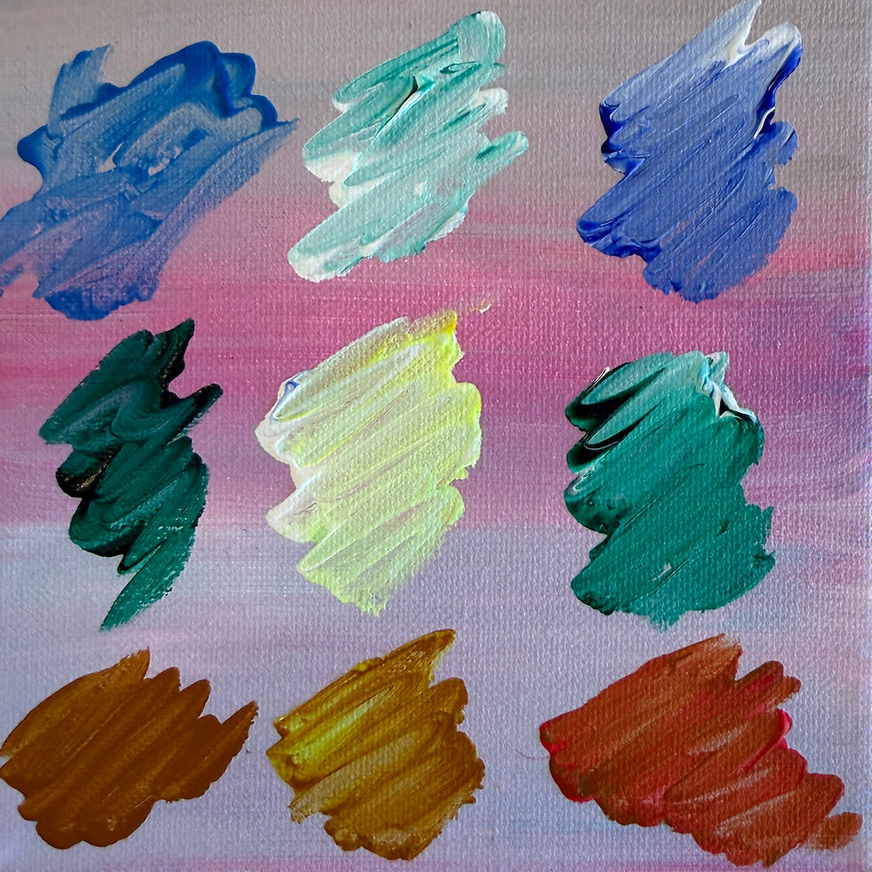 Ripple 023 original acrylic painting on canvas by Drica Lobo from the Ripple collection
