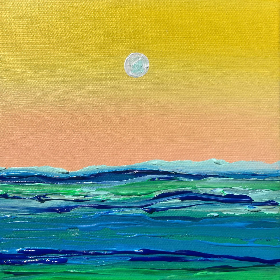 Ripple 058 original acrylic painting on canvas by Drica Lobo from the Ripple collection