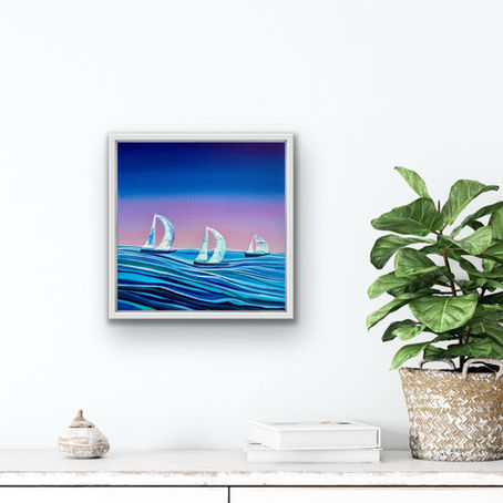 sailboat painting by drica lobo creative gifts