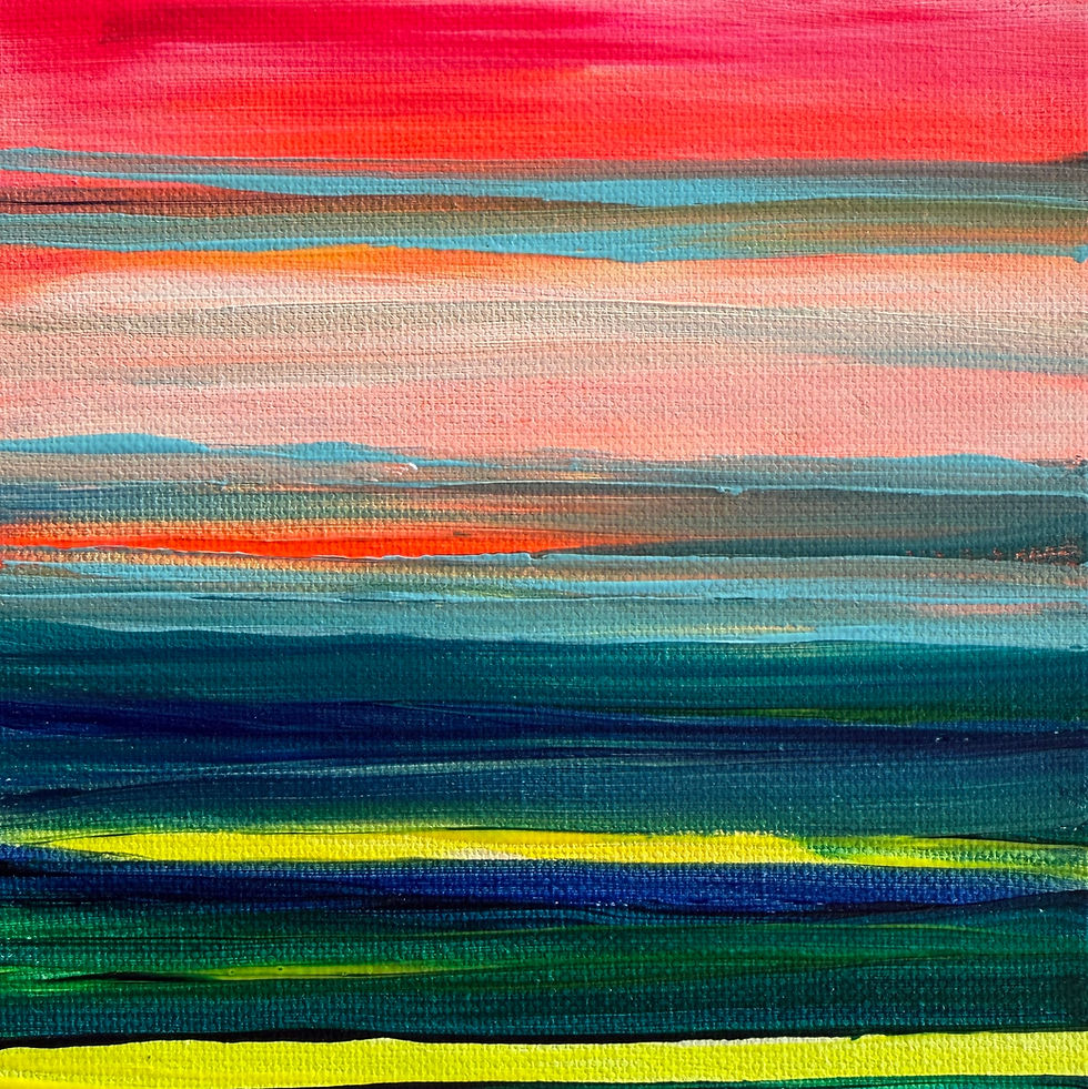 Ripple 030 original acrylic painting on canvas by Drica Lobo from the Ripple collection