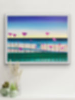 original painting by drica lobo, manhattan beach, raising creative cousciousness