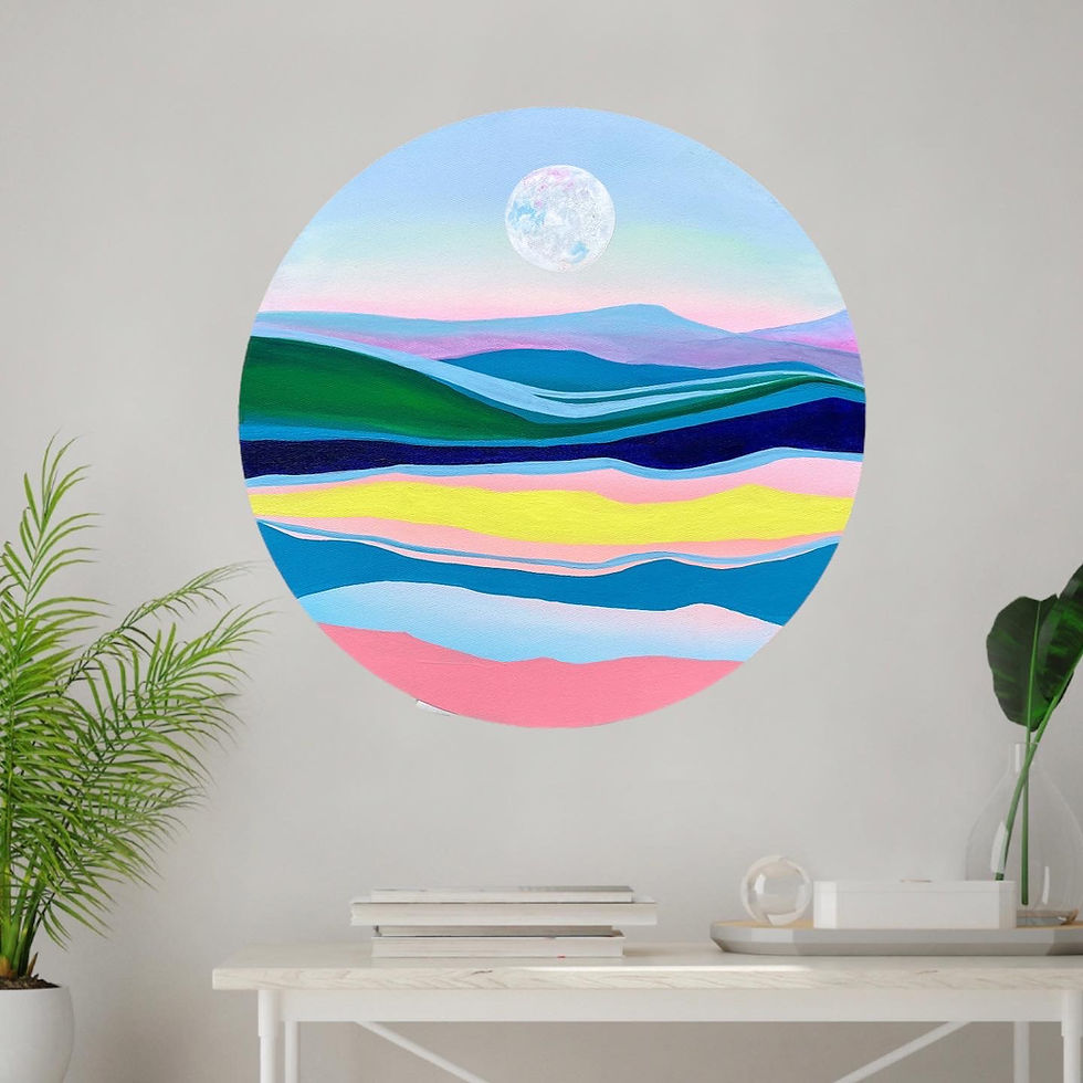 Born In The Echoes, 2021, 20", Available in my Studio