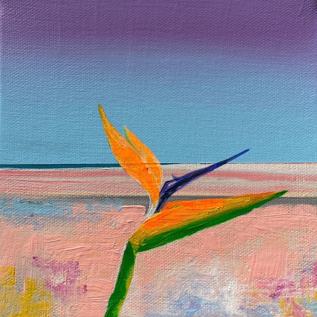 Ripple 008 original acrylic painting on canvas by Drica Lobo from the Ripple collection