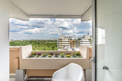 Bepflanzung zu möblierten Wohnen